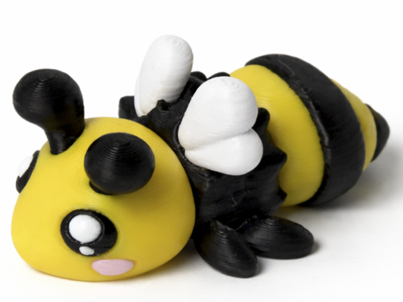 Pohyblivá 3D včelka – originální flexi figurka