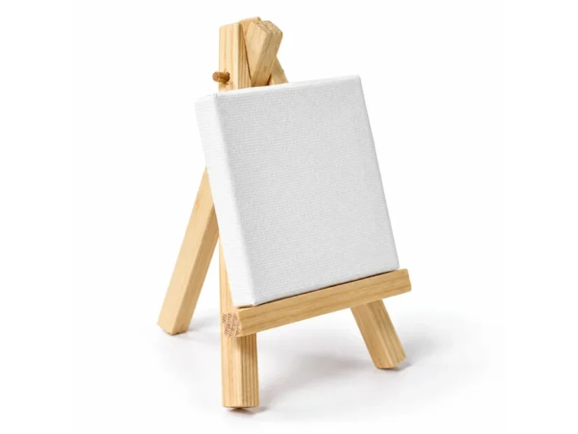 Malířské plátno se stojánkem – čtverec, 7 × 7 cm - Varianta: S vlastní fotkou