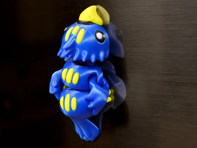 Magnetický 3D papoušek – flexi figurka
