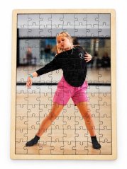 Dřevěné puzzle z vlastní fotografie v rámečku 320x220