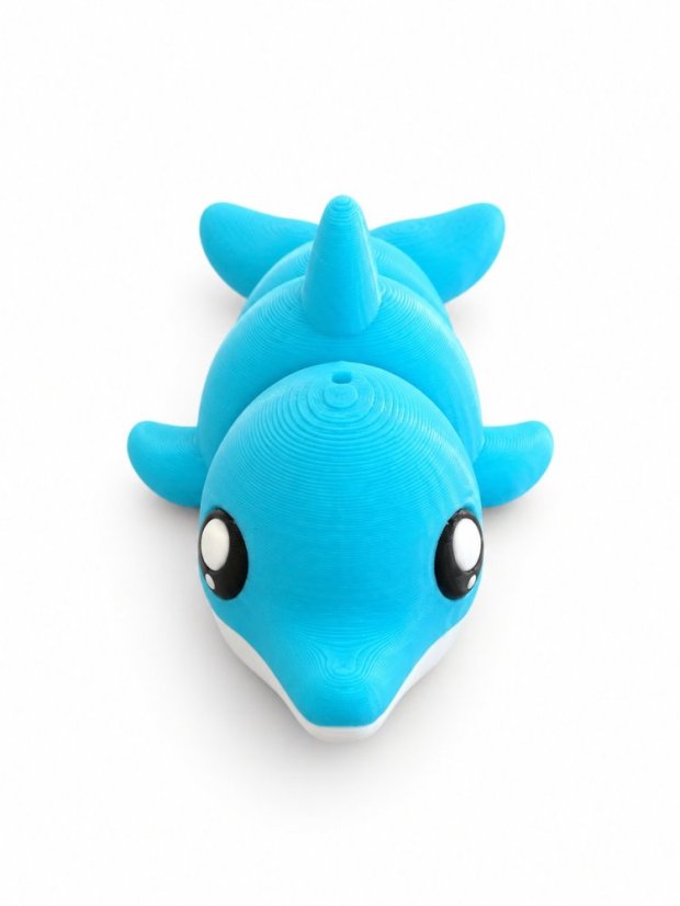 3D kloubový delfín – ohebná flexi figurka