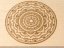 Dřevěné prkénko  Mandala 26 × 12 cm