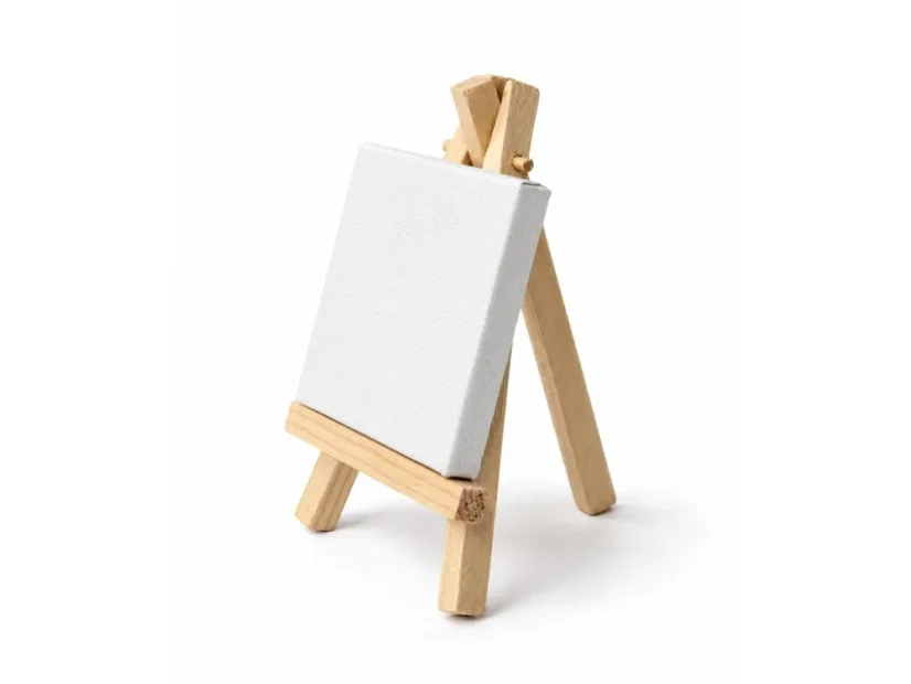 Malířské plátno se stojánkem – čtverec, 7 × 7 cm - Varianta: S vlastní fotkou