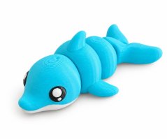 3D kloubový delfín – ohebná flexi figurka