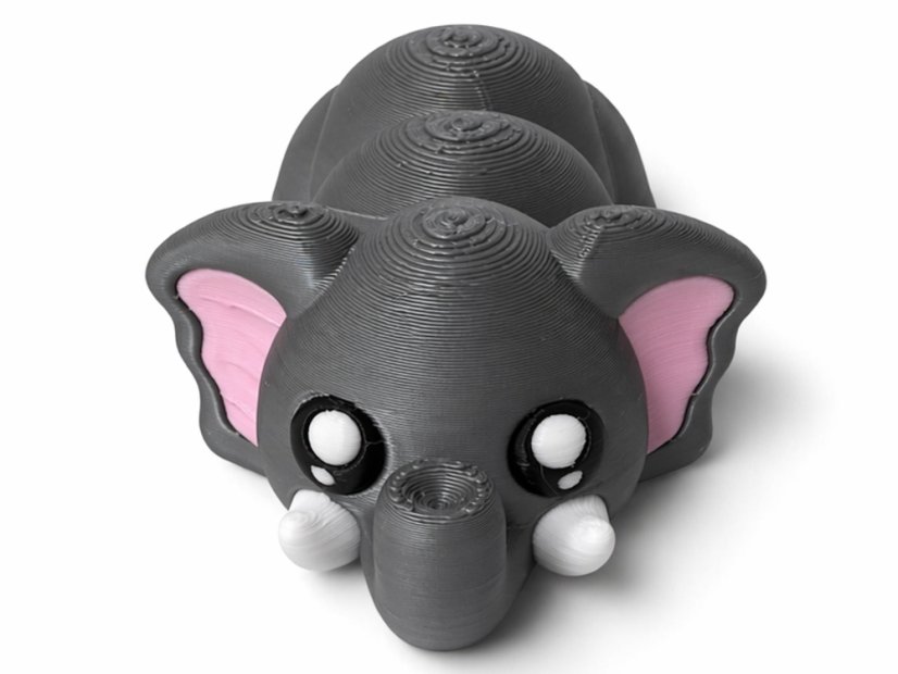 3D kloubový slon – ohebná flexi figurka